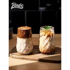 Bincoo xícara de café High-End requintado Retro americano vidro sujo chá da tarde Espresso Latte cup