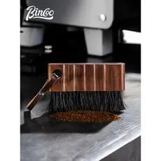 Bincoo militar escova de café moedor Desktop lacuna limpeza escova madeira maciça pode pendurar ferramentas barra do agr