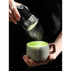 Bincoo sprinkler café em pó Matcha cacau em pó açúcar em pó garrafa peneira tubo sprinkler frasco de pó ferramenta útil
