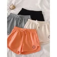 Puro algodão All-Match Casual casa esportes shorts versão coreana 2026 novo estilo de cintura alta meninos meninas verão