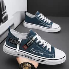 Sapatos de lona masculinos verão 2026 novo estilo na moda esportes Anti-deslizamento Casual sapatos planos estudante lev