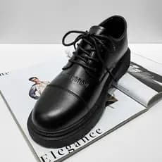 Sapatos casuais de couro masculino antiderrapante estilo britânico negócios Formal Wear na moda sapatos noivo casamento