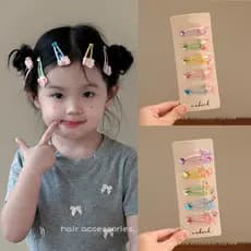 2026 novo estilo coreano crianças grampo de cabelo bonito dos desenhos animados bb clipe quebrado Hairpin franja clipe m