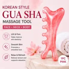 Ferramenta De Massagem Gua Sha Estilo Coreano , Cuidados Com O Rosto E Pescoço , Massageador De Beleza Em Resina , 1 Peç