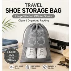 Grande Saco De Armazenamento De Sapatos De Viagem Organizador De Bolsa De Sapato À Prova D'água 1 Unidade