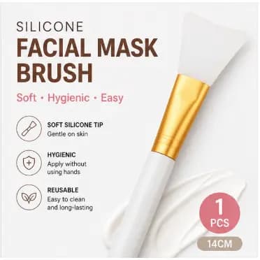 Silicone Máscara Facial Escova Espátula Aplicador 1pc Ferramenta De Cuidados Com A Pele Macia Cosmética Reutilizável