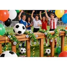 Festão Decorativo Futebol Fita Colorida Decoração Festa Aniversário
