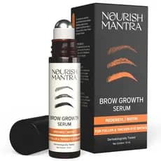 Sérum para Crescimento de Sobrancelhas Nourish Mantra, Estimula o Crescimento para Sobrancelhas Mais Longas, Mais Grossa