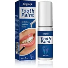 Tinta Dental Branqueadora Instantânea - Tinta Dental Suave e Segura para Clareamento dos Dentes, Rápida e Simples de Usa