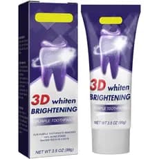 Pasta de Dentes Clareadora Violet - Limpeza Profunda, Refresca o Hálito (1 UNIDADE)