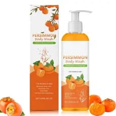 Sabonete Líquido de Caqui para Controle de Odor Corporal - Sabonete Desodorante Natural para Odor de Idosos e Pés, Axila