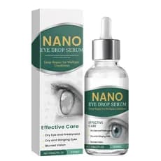 Sérum Nano para Olhos com Luteína e Vitamina C, 1 fl oz, Séruns Leves Hidratantes e Calmantes, Cuidado Diário Suave