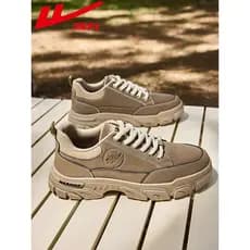 Puxar para trás sapatos masculinos sapatos de trabalho 2025 outono novo estilo masculino trabalho ao ar livre caminhadas