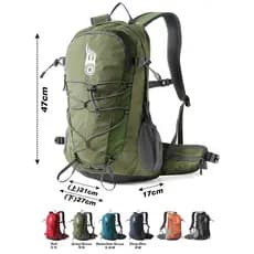 Masculino feminino pentagrama pentagrama estrela de cinco pontas náilon repelente de água mochila de viagem ao ar livre