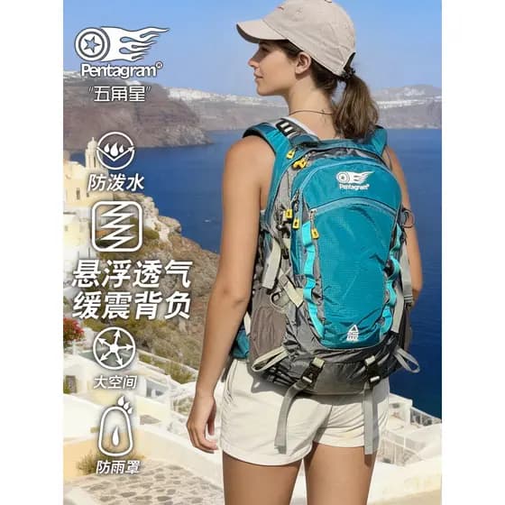 Pentagrama Pentagrama Pentagrama Pentagrama 30L Bolsa Esportiva Unissex Ao Ar Livre Bolsa de Ciclismo Caminhadas Mochila
