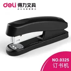 Deli 0325 Grampeador que economiza trabalho No. 12 grampeador de papelaria para escritório grande Mini grampeador pequen