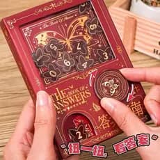 Guia de resposta cápsula máquina de brinquedo bolso livro resposta Mini órgão de descompressão genuíno caderno presente