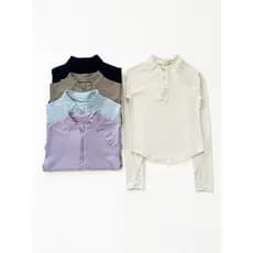 Lulu meio zíper roupas de Yoga feminino primavera outono fino-ajuste mais magro olhar de secagem rápida jaqueta de manga