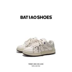 Sapatos masculinos sapatos de verão estilo Retro americano tênis de sola grossa masculino All-Match sapatos brancos espo