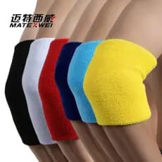 Cotoveleiras esportivas almofadas de braço Material de toalha absorvente de suor respirável quente engrossado Yoga basqu