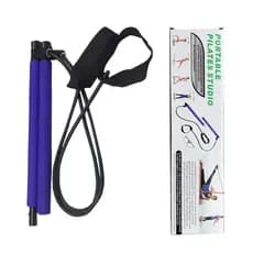 Barra de Pilates barra de fitness corda elástica esportes Material fitness volta Yoga agachamento treinamento moldar abd