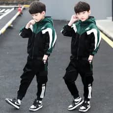 Crianças roupas meninos ternos de inverno 2026 novo estilo médio grande crianças outono inverno meninos moda ouro veludo