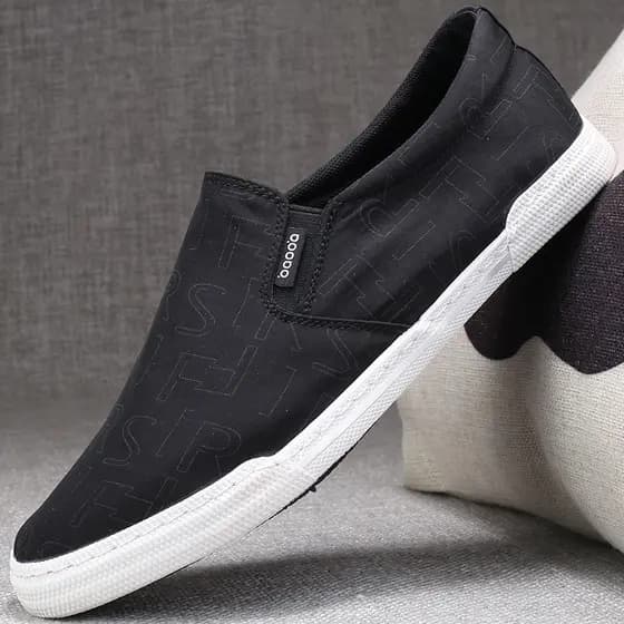 Sapatos de pano de condução de sola macia masculino preguiçoso de um Pedal Casual preguiçoso Han sapatos únicos verão re