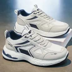 Sapatos masculinos 2026 verão novo estilo respirável sapatos casuais homens pai sapatos esportivos cor combinando All-Ma