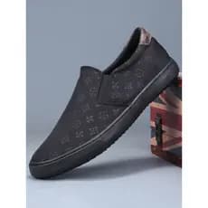 High-end marca velho pequim sapatos de pano masculino high-end preto deslizamento em sola macia respirável sapatos casua