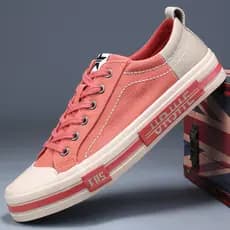 Homens High-End marca sapatos de lona masculino 2026 primavera novo estilo moda All-Match Casual sola macia sapatos na m