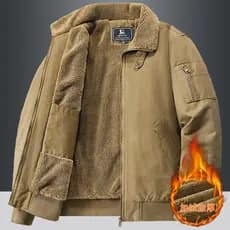 Inverno novo estilo forro de lã de cordeiro jaqueta acolchoada de algodão masculina acolchoada de lã espessada lapela so