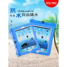Bolsa à prova d'água para Tablet, tela sensível ao toque, Apple, iPad, à prova d'água, mini bolsa de mergulho, banho, à