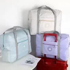 Bolsa de viagem de curta distância dobrável sacola de espera grande capacidade portátil em movimento material de acomoda