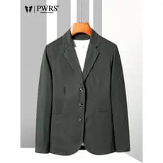 Terno Casual masculino primavera outono novo estilo puro algodão High-End terno de meia-idade idosos solto tamanho grand
