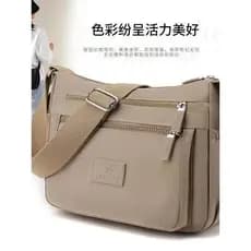Muji japão importado impermeável Cross-corpo mãe saco feminino 2026 novo estilo Multi-camada Oxford pano um-Shou