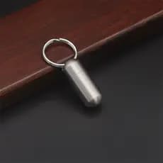 Japão importado de aço inoxidável Mini pequena garrafa de comprimidos portátil à prova dwaterproof água à prova de umida