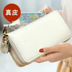 Bolsa de embreagem de couro genuíno saco de embreagem branco feminino High-End sentir 2026 novo estilo verão simples All