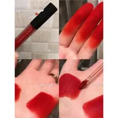 Tempo perfeito diário veludo lábio esmalte estilo fosco cenoura cor positivo vermelho fosco copo antiaderente batom femi