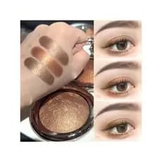 Mineral monocromático perolado cozimento em pó sombra Blush à prova d'água maquiagem Nude de longa duração vinho vermelh
