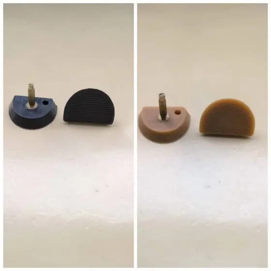 Espinhos de substituição de salto alto chifre em forma de U picos grossos núcleo grosso 3mm picos de damasco não podem c
