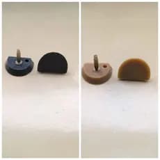 Espinhos de substituição de salto alto chifre em forma de U picos grossos núcleo grosso 3mm picos de damasco não podem c