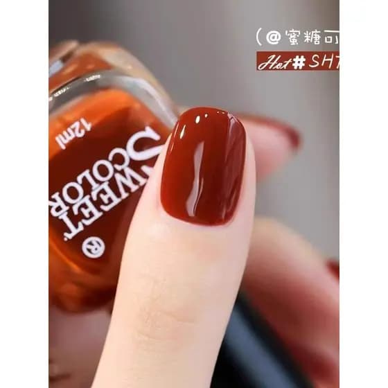 Esmalte novo estilo vermelho sem cozimento de longa duração de secagem rápida outono inverno série de cores feminino che