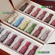 Conjunto de esmalte de cor sólida estilo japonês 2026 novo estilo sem cozimento de secagem rápida rasgável à base de águ