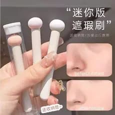 Cabeça de cogumelo esponja corretivo escova capa círculos escuros cobrir marcas de Acne esponja escova portátil pequeno