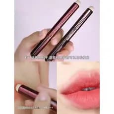 Happyrim Blogger recomendado escova labial coreano MIni multifuncional corretivo escova fosco batom mancha escova