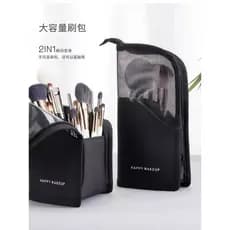 Saco de pincel de maquiagem Vertical saco de armazenamento de caneta portátil requintado moda saco de grande capacidade