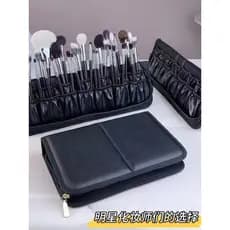 Xiaohongshu recomendado Vertical dobrável saco de escova grande capacidade escova 29 buracos saco de armazenamento de es