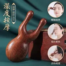 Pequeno sapo sândalo massagem pente facial olho facial meridiano dragagem ferramenta útil raspagem nariz ponte beleza na