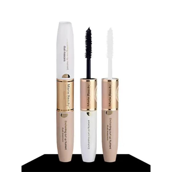 Mary Lady charme deslumbrante longo combinação de duas cabeças rímel enxertia fibra alongada à prova dwaterproof água gr