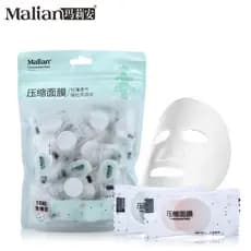 Marian máscara comprimida papel 50 cápsulas 100 cápsulas Ultra-fino hidratante salão de beleza Spa marian pacote molhado
